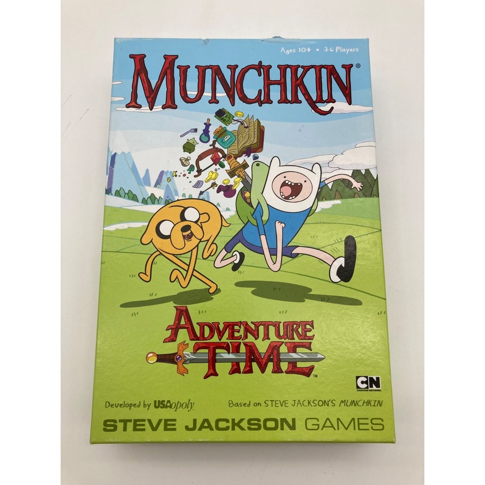 Munchkin Adventure Time Card Game Steve Jackson USAopoly Complete
